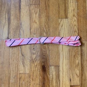 J. Crew Pink and Purple Striped Belt